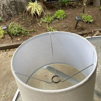Lamp Shade shallow drum type. Uno Fitter 2