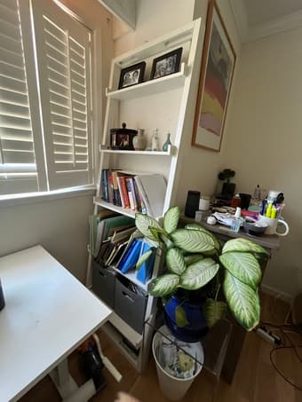 White ladder shelf 1