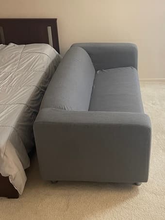 Ikea fabric sofa 1