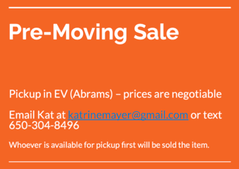 Moving Sale 1