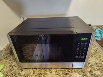 Microwave: Less than a year old 1
