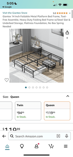 Queen Bed Frame 1
