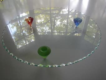 Glass Cake Plate 2