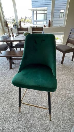 Like new Counter stool, Set of 2 (Balmes 25.8") 1