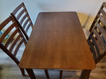 Dining Table + 4 Chairs 3