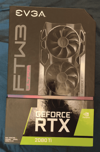 Graphics card EVGA GeForce RTX2080 Ti FTW3 Ultra 2