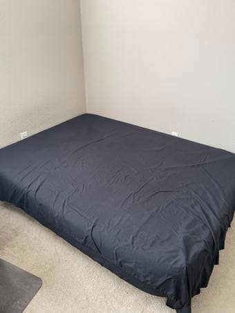 Selling full size mattress and bedframe 2