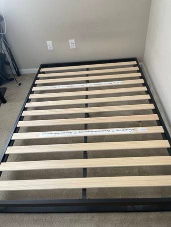 Selling full size mattress and bedframe 3