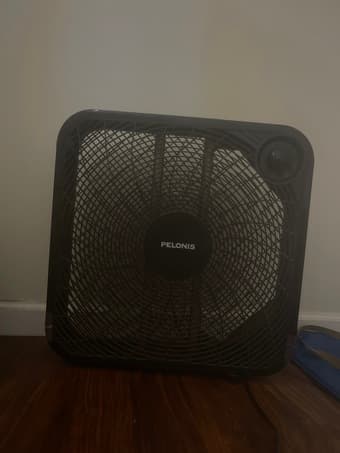 TWO LARGE BLACK FANS 1