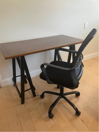 Desk and office chair 1