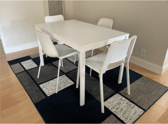 Rug – navy blue 1
