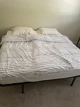 King Size Bed (like new, 9months old, 150$ OBO) 1