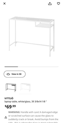 IKEA Laptop Table 1
