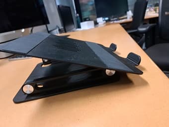Adjustable metal laptop stand 1