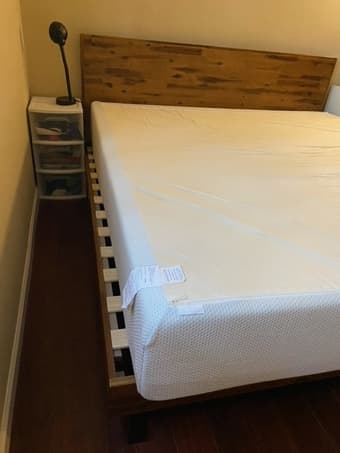 Zinus King size matress and bed frame for sale ($200) 1