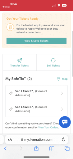 Smashing pumpkins: world is vampire tour (2 tickets) 8/3, Thursday 3