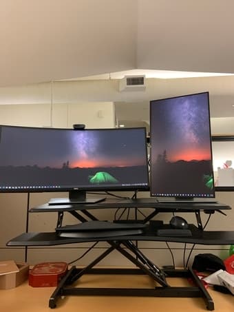 Standing desk converter 1