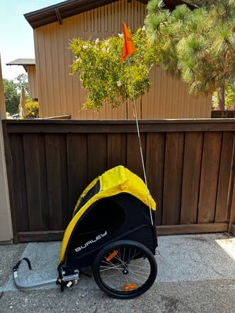 Burley bee double bike trailer 1