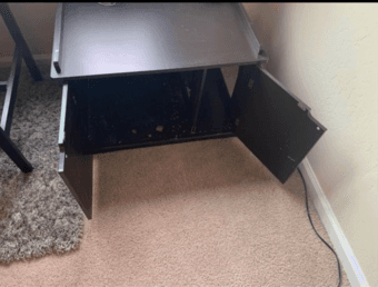 Cat litter box enclosure 2