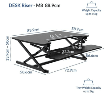 Height adjustable standing desk 1