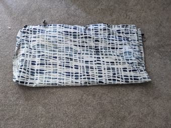 Shower curtain and hooks 1