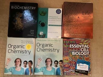 Chem and bio textbooks 1