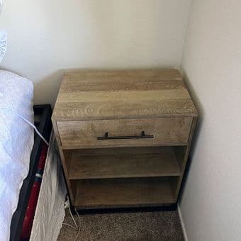 Beautiful beige nightstand (only one) 1