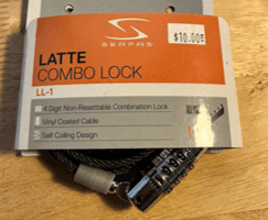 Combo Bike lock (new) 1