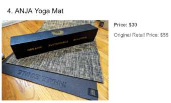 ANJA Yoga Mat 1