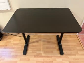 IKEA Bekant Adjustable-Height Wooden Desk (48” x 32” x 25”-33”) 2