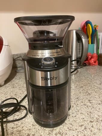 Stainless Steel Step Trash Can (size - 5L) & Sboly Coffee Grinder 2
