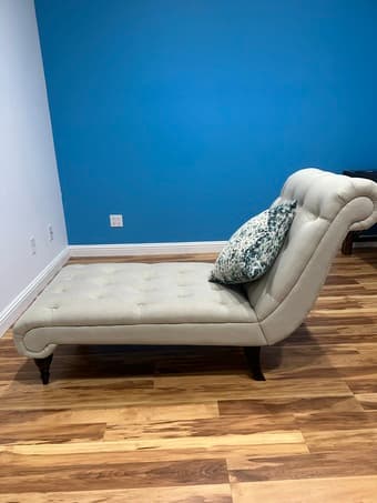 Macy's Chaise Lounge Sofa (As good as new) 1