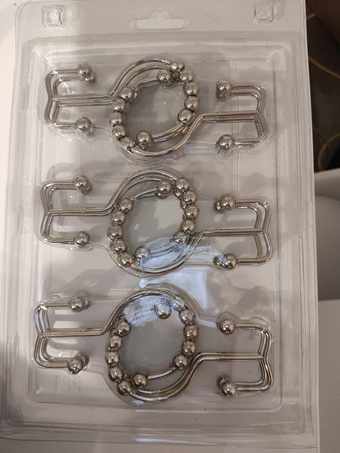 Shower curtain hooks 1