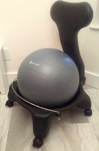 Gaiam Balance Ball Desk Chair for Sale 1