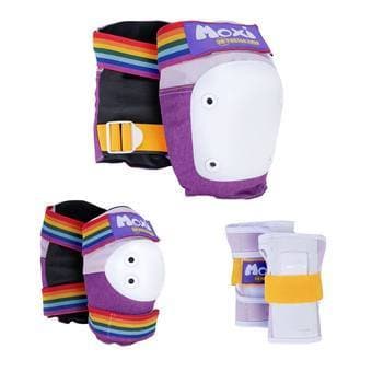 Rainbow knee pads, elbow pads, and wrist guards 1