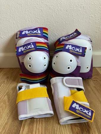 Rainbow knee pads, elbow pads, and wrist guards 2