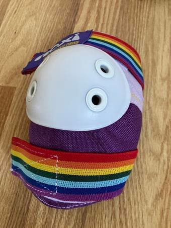 Rainbow knee pads, elbow pads, and wrist guards 3