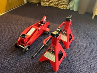 Automotive Trolley Floor Jack with Jack Stands, 2 tons 2