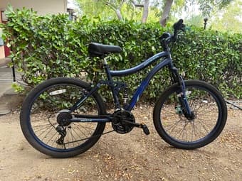 Full suspension 16” frame mountain bike 1