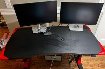 Moving Sale - Standing desks, couch, table 1