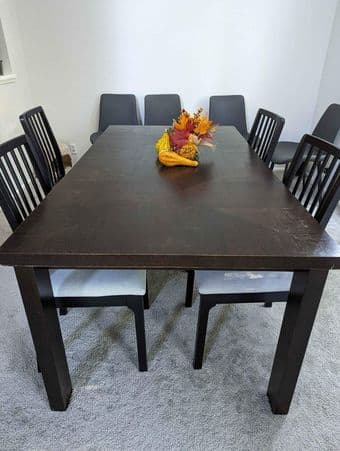 Dinning table and chairs 1