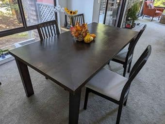 Dinning table and chairs 2