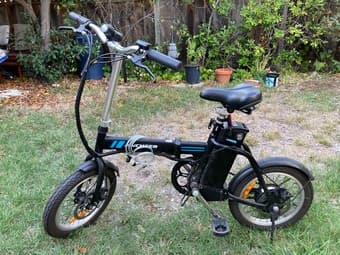 ANCHEER Folding Electric Bicycle-$200 1