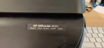 HP officeJet 4650 All -in-one wireless color Printer with mobile print 2