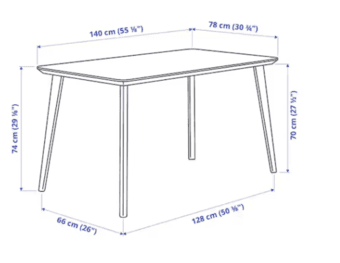 ikea lisabo table 2