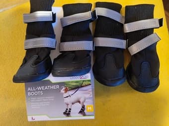unused boots for dog (size M) 1
