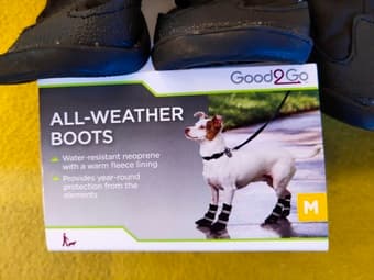 unused boots for dog (size M) 2
