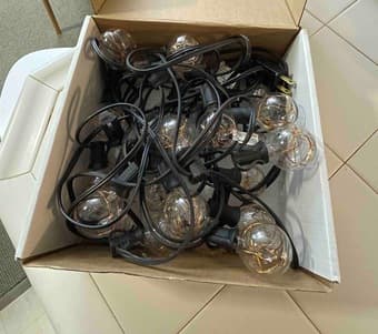 Waterproof LED outdoor string lights 2