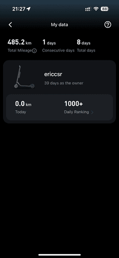 ninebot segway es3 scooter used for 1month 2