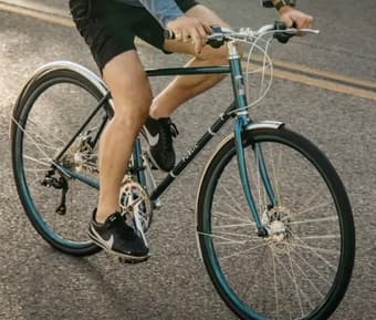 Public R18 Disc Bike Cobalt Blue - like new, w/ security pit locks 1